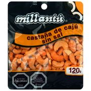 Castaña de Cajú Millantú Sin Sal 120 g