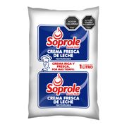 Crema de Leche Soprole Fresca Bolsa 1 L