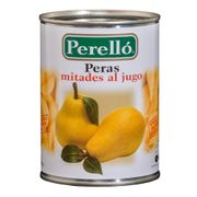 Peras En Mitades Al Jugo Perelló 320 g drenado