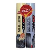 Pack M2: Silicona 450 cc + Renovador de Neumáticos 450 cc