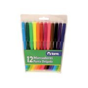 Plumones de Dibujo 12 Colores