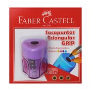 Sacapuntas Faber-Castell Diseño Triangular Grip Con Depósito