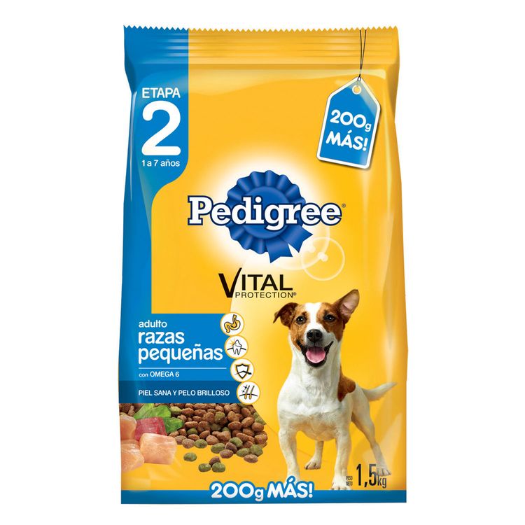 PEDIGREE RAZAS PEQUEÑAS X 1.5 KG                                                                    