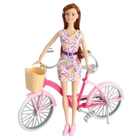 Muñeca Fashion Con Bicicleta (surtido)