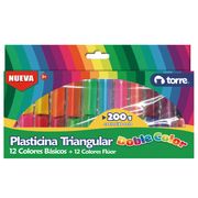 Plasticina Doblecolor 24 Colores