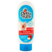 Shampoo Perro Pet's Fun Pelaje Blanco 290 cc