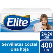 Servilletas Elite Cóctel 400 un.