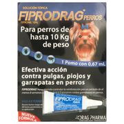 Pipeta Antiparasitaria Perro Drag Pharma Fiprodrag 0.67 ml