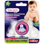 Repuesto Chupete Simond's Mamadera Silicona 2 un.