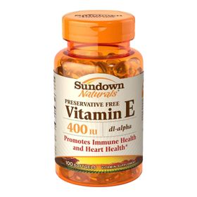 Suplemento Alimenticio Sundown Vitamina E 400 Ui Dl-Alpha 100 Softgel