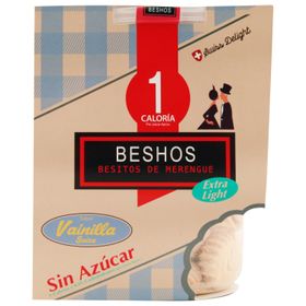 Merenguitos sin azúcar Beshos vainilla, 45 g