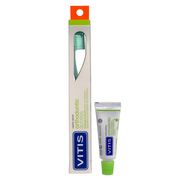 Pack Cepillo de Dientes Vitis® + Mini Pasta Dental