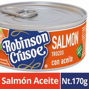 Salmón En Aceite Trozos 100 g drenado