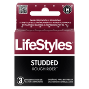 Preservativos LifeStyles Rough Rider 3 un.