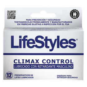 Preservativo de látex Climax Control 12 un.