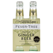 Pack 4 un. Bebida Tónica Fever Tree Ginger Beer 200 cc