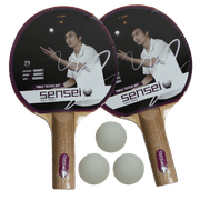 Set Ping Pong Dribbling 2 Paletas y 3 Pelotas