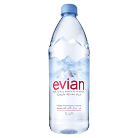 Agua Mineral Evian Sin Gas 1 L