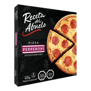 Pizza Receta Del Abuelo Pepperoni Redonda Congelada 520 g