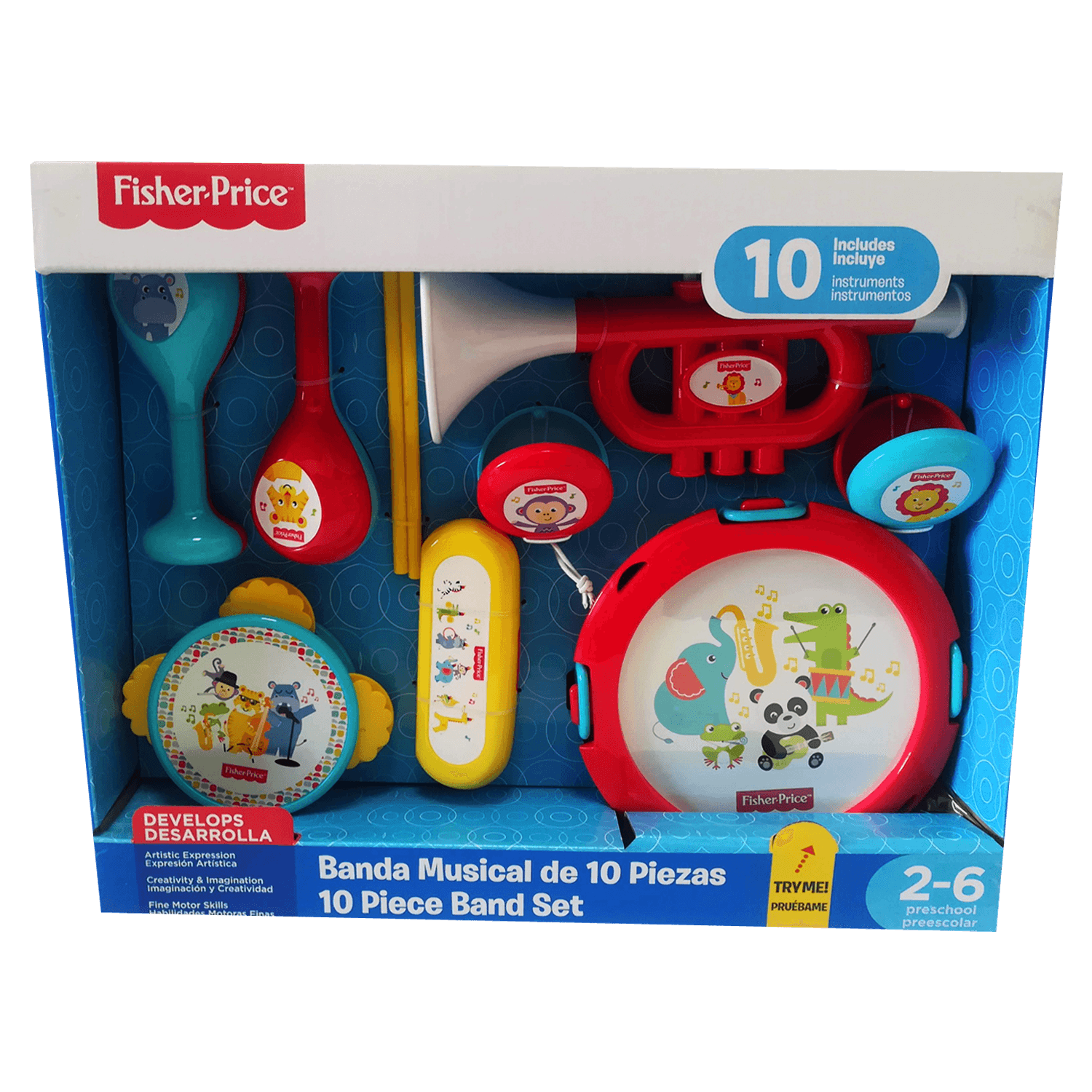 set jumbo fisher price instrumentos musicales