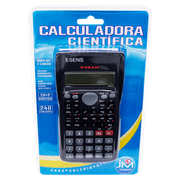 Calculadora científica con tapa protectora