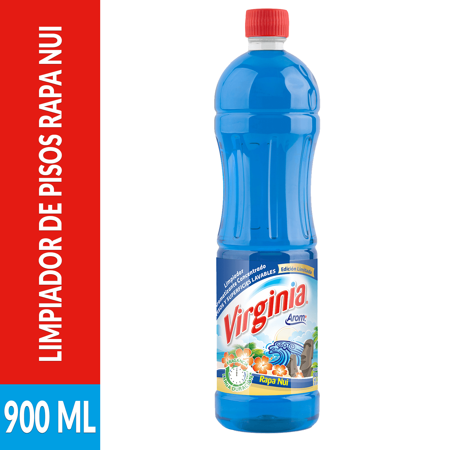 Limpiador De Pisos Virginia Rapa Nui 900 Ml Jumbo Cl