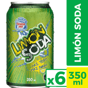 Pack 6 un. Bebida Limón Soda 350 cc