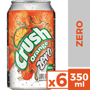 Pack 6 un. Bebida Crush Light 350 ml