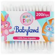 Varitas de Algodón Babyland Baby Tips 200 un.