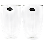 Set Titanio 2 Vaso Latte 473 ml Glasso
