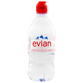 Agua Mineral Evian Sin Gas 750 ml
