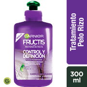 Crema Para Peinar Fructis Control y Definición Rizos M 300 ml