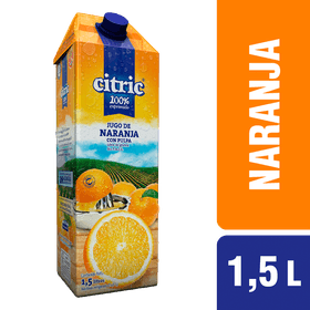 Jugo Citric 100% Naranja 1.5 L
