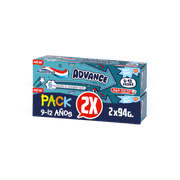 Pasta Dental Aquafresh Kids Advance 95 cc 2 un.