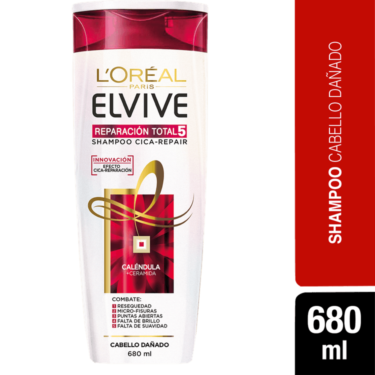 Shampoo Reparación Total 5 680 ml Jumbo