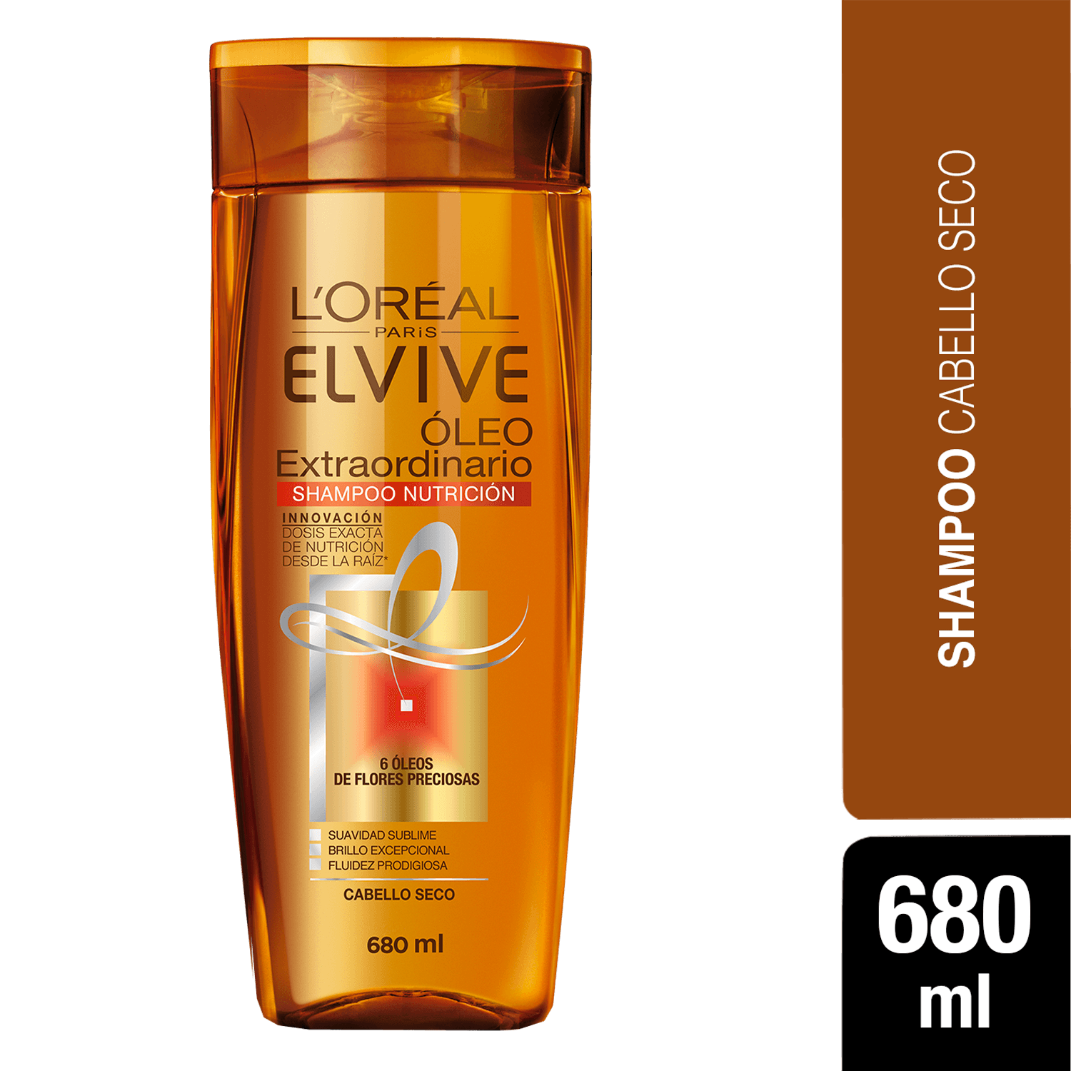 Shampoo Elvive Óleo Extraordinario Nutrición Universal 680 ml Jumbo