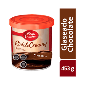 Glaseado Betty Crocker Cobertura de Chocolate 453 g