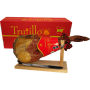 Pata de Jamón Serrano Trujillo Paleta Serrana 4.2 kg Aprox + Atril