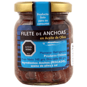 Filetes de Anchoas En Aceite de Oliva 140 g