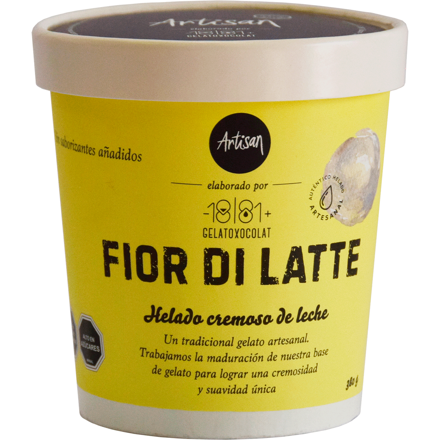 Helado cremoso fior di latte Artisan 450 g Jumbo.cl Jumbo