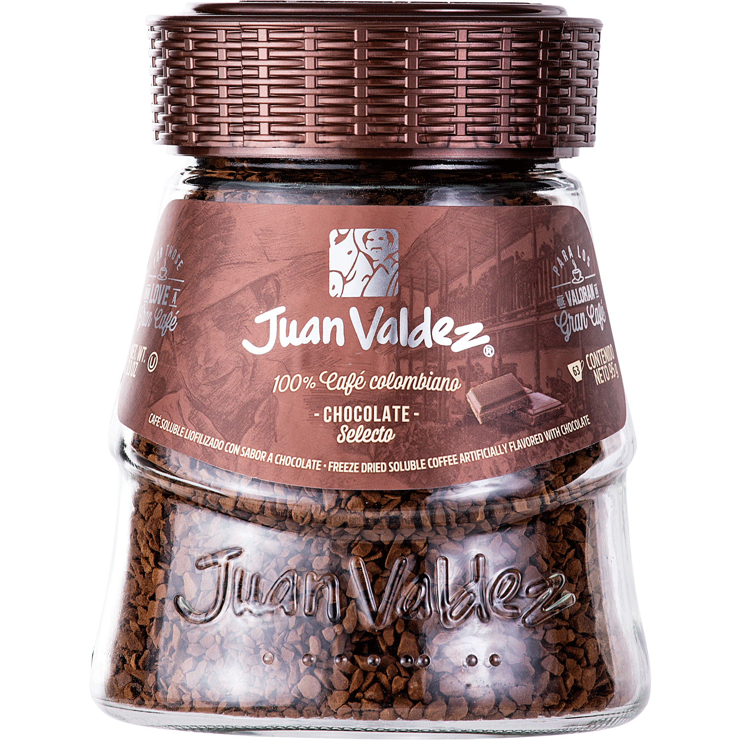 Café Juan Valdez Frasco de 95 g, Instantáneo, Sabor