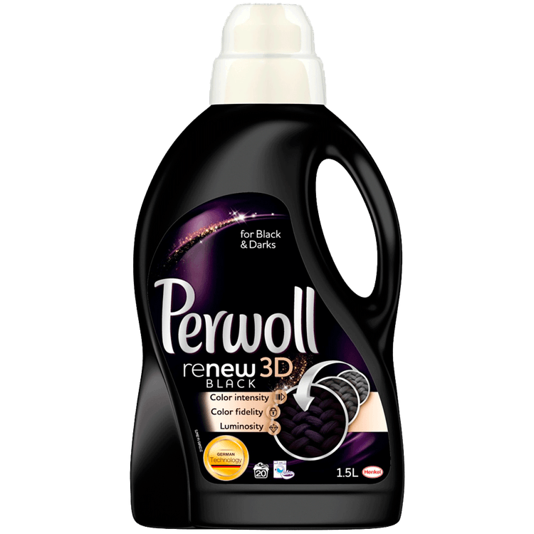 Detergente Líquido para ropa negra y oscura Perwoll 1,5 L | Jumbo.cl
