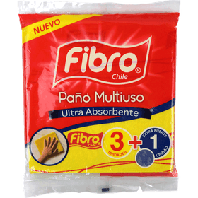 PAÑOS MICROFIBRA FIBRO 34X36 CM ( PACK 3 UND)