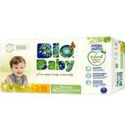 Pañales Bio Baby Premium Ecológicos Talla CH 40 un.