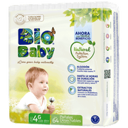 Pañales Bio Baby Premium Ecológicos Talla G 64 un.