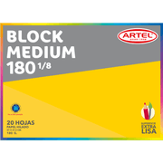 Block de Dibujo N°180 1/8 20 Hojas