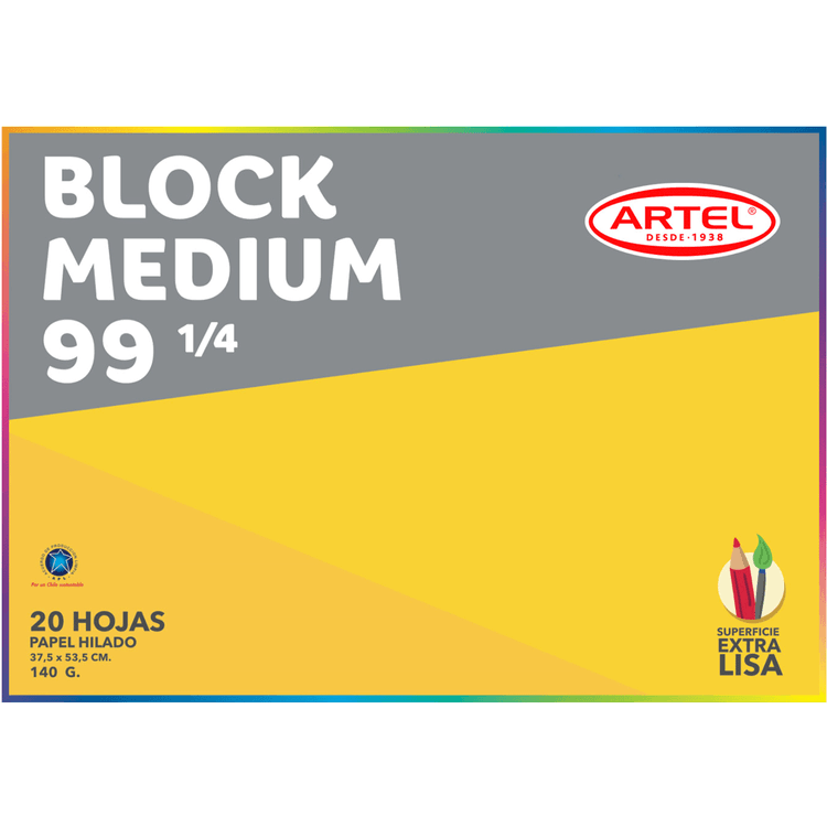 Block de Dibujo N°99 1/4 Artel 20 Hojas Jumbo.cl