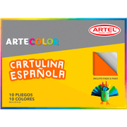 Cartulina Española de Colores 10 Pliegos