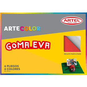 Goma Eva 6 Colores