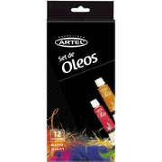 Set de óleos 12 colores 12 ml c/u